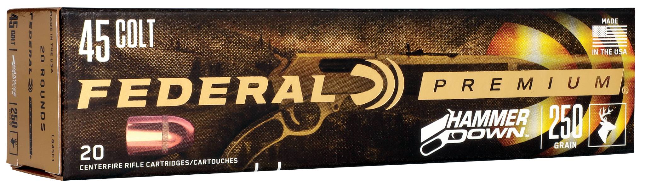 Buy HammerDown Handgun 45 Colt Ammo | 250 Grain, 1025 FPS | Federal