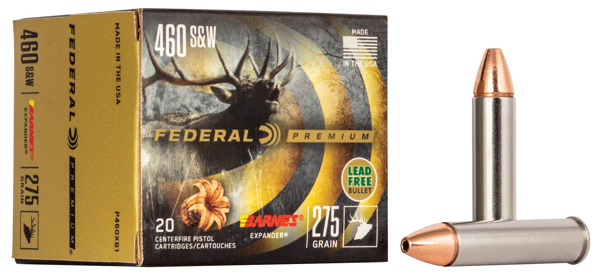 Federal Premium Barnes Expander Handgun, 460 S&W, 275 Grain, Barnes Expander, 1670 fps - $109.99 at Federal Premium