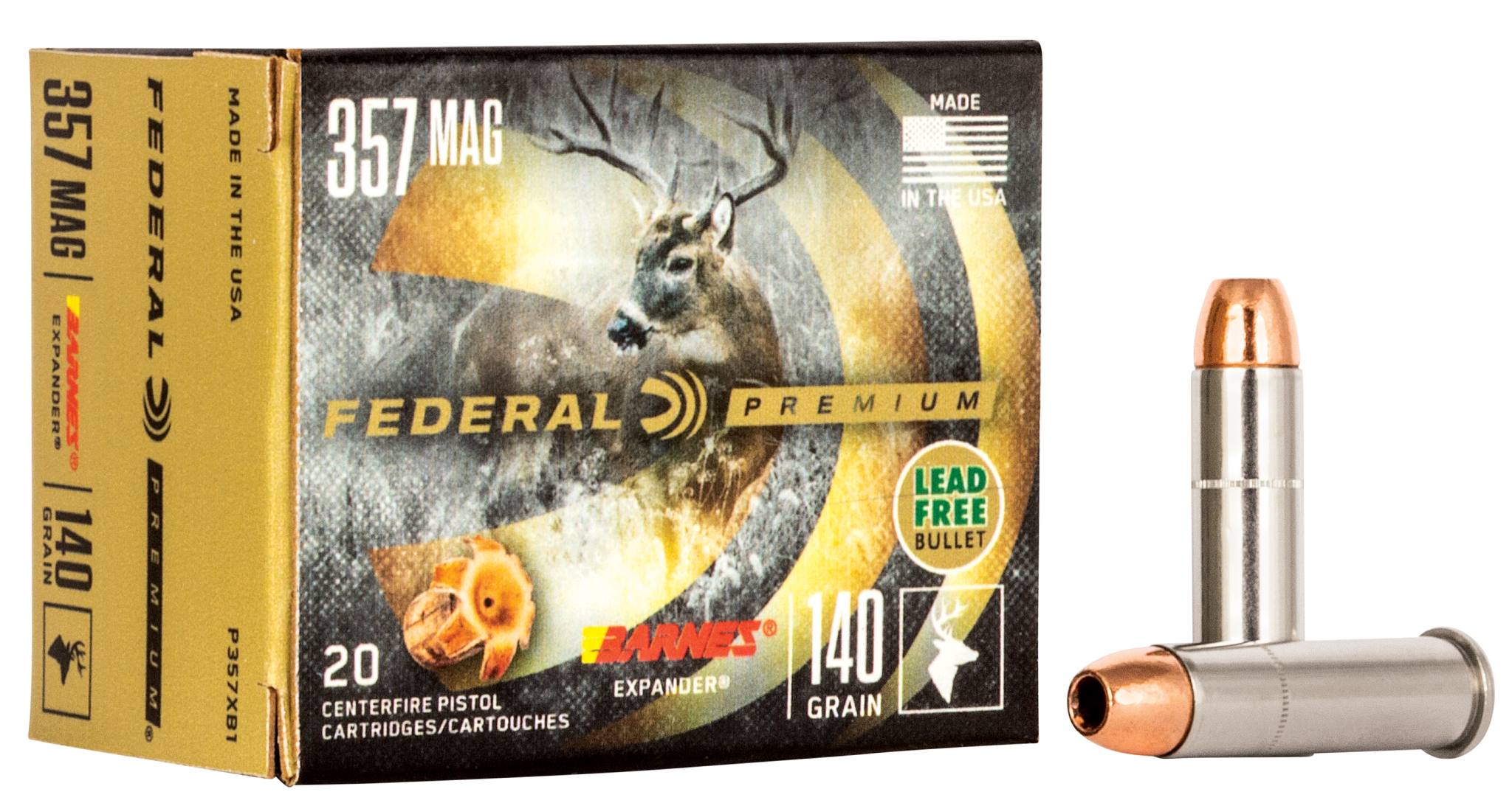 Federal Premium Barnes Expander Handgun, 357 Magnum, 140 Grain, Barnes Expander, 1400 fps - $52.99 at Federal Premium