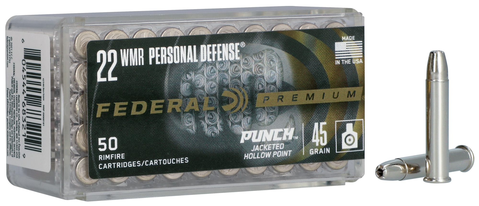 Buy Personal Defense Punch Rimfire 22 WMR PD22WMR1 for USD 25.99 | Federal  Ammunition