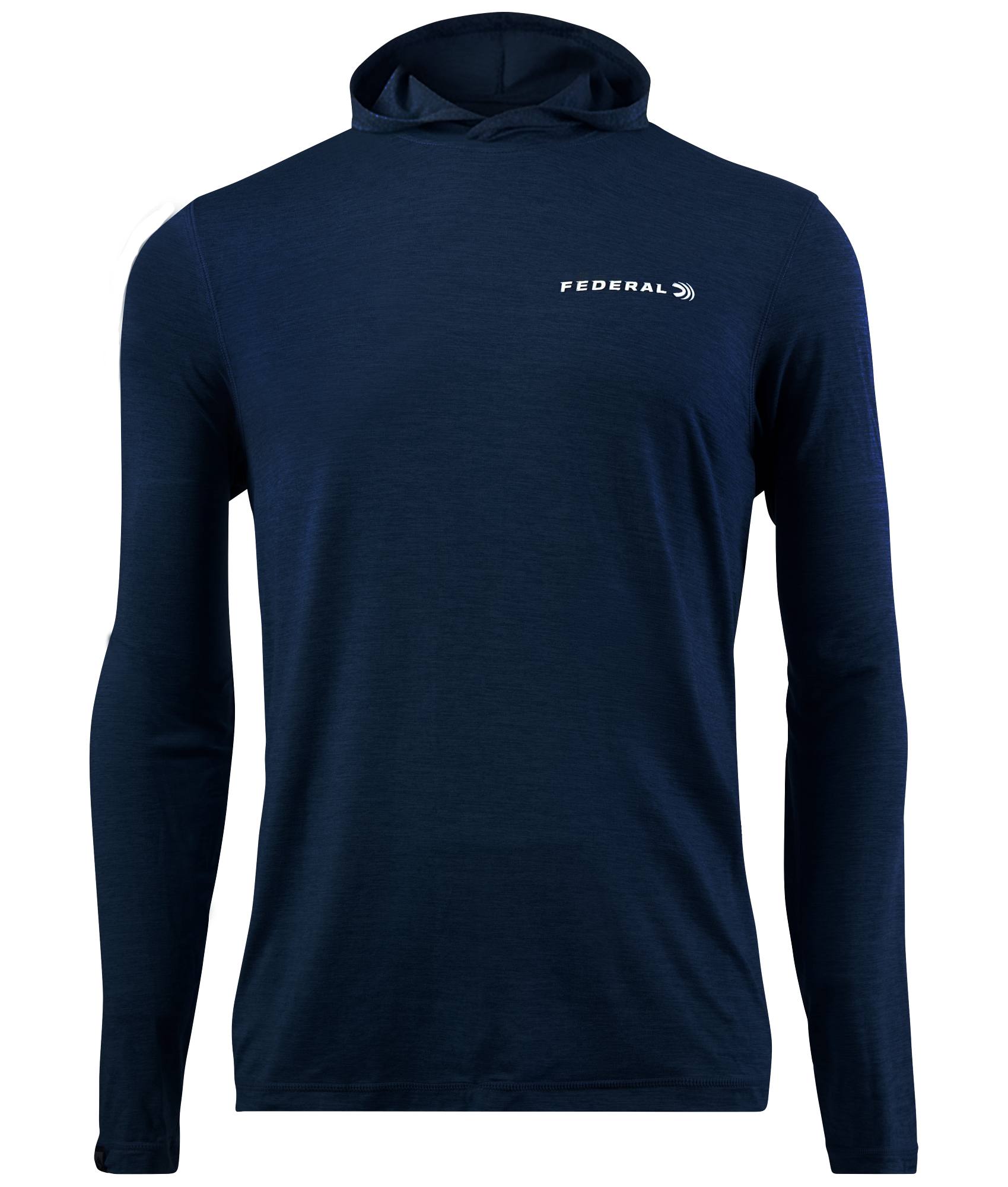 Federal Pacesetter LW Hoodie, Navy, Medium by Federal Premium -